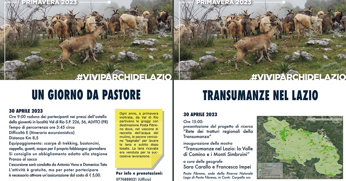 Riserva Naturale Lago di Posta Fibreno: “Un giorno da pastore” Posta Fibreno