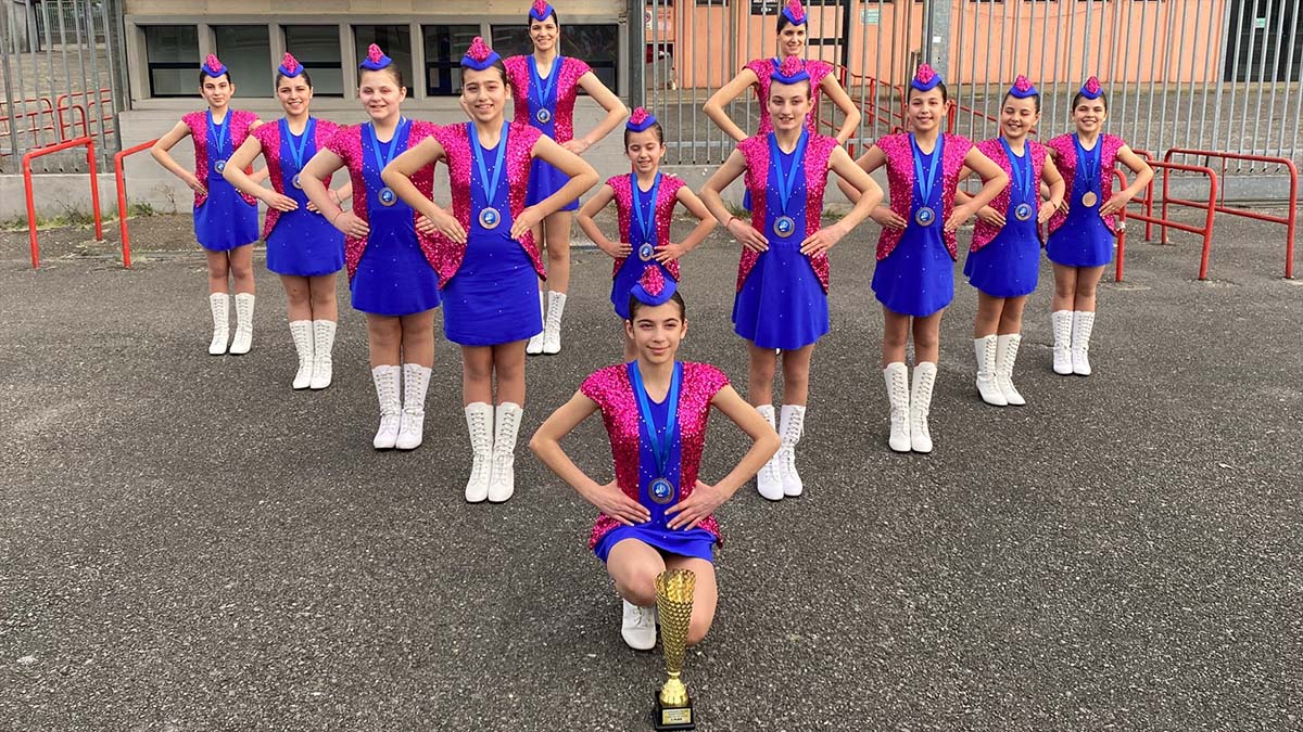 Campionato italiano Majorettes: le Baton Twirlers dalla Ciociaria conquistano il podio MAJORETTES