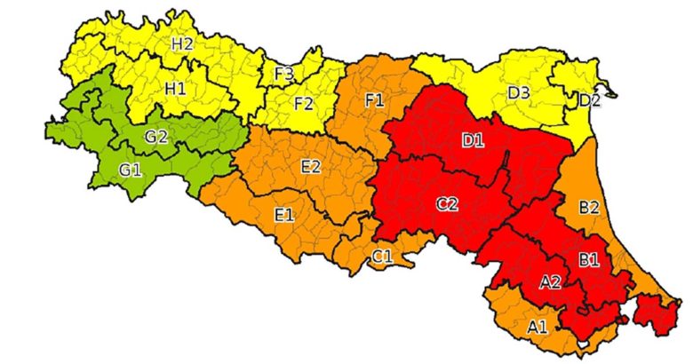 Un'altra allerta meteo rossa dopo appena una settimana allerta rossa