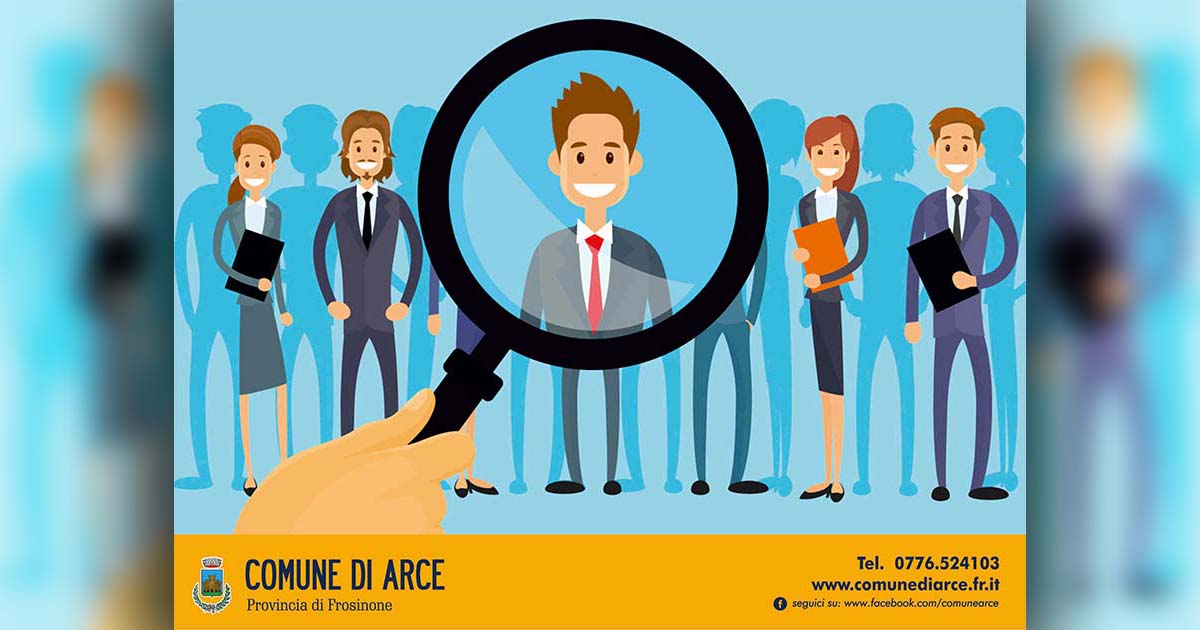 Arce: il Comune cerca un "funzionario tecnico". Domande fino al 15 maggio bando copia