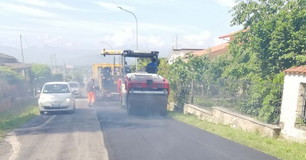Strada di accesso a Castrocielo: via ai lavori di rifacimento