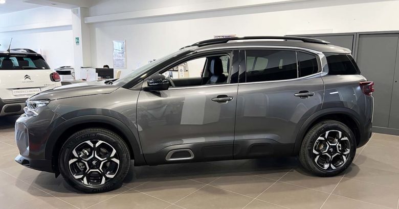 Citroën C5 Aircross km 0 in pronta consegna Citroën C Aircross pofilo laterale guidatore