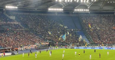 Roma-Frosinone 2-0: giallazzurri sconfitti a testa alta Tifosi Frosinone a Roma
