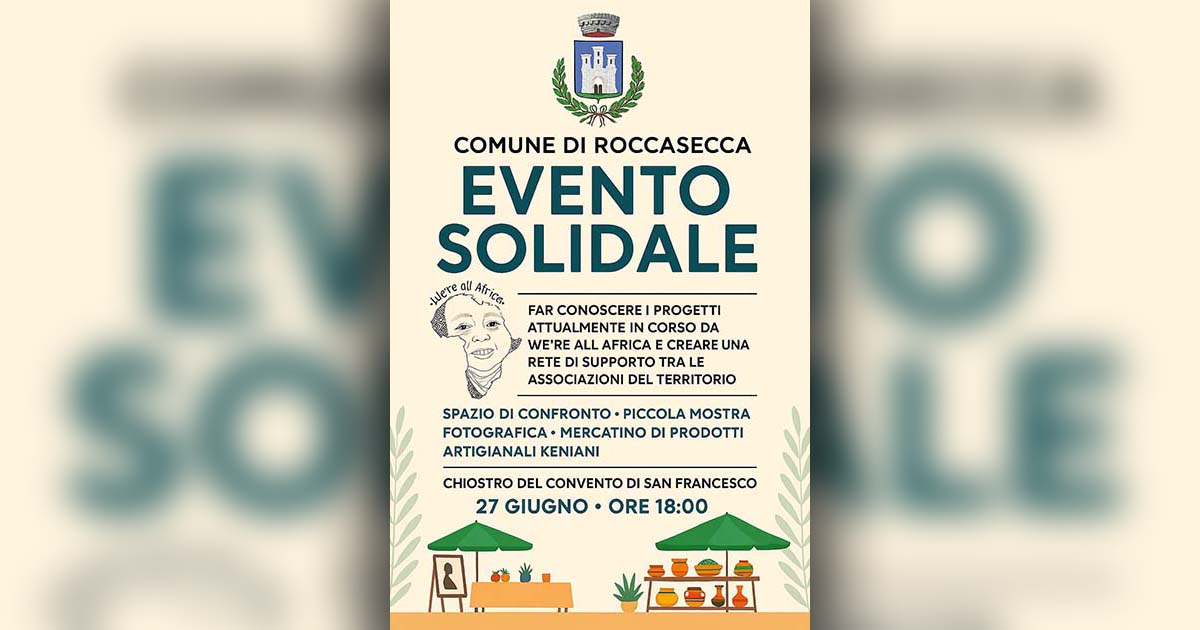 Comune di Roccasecca evento solidale