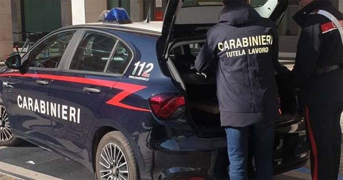 Carabinieri tutela lavoro
