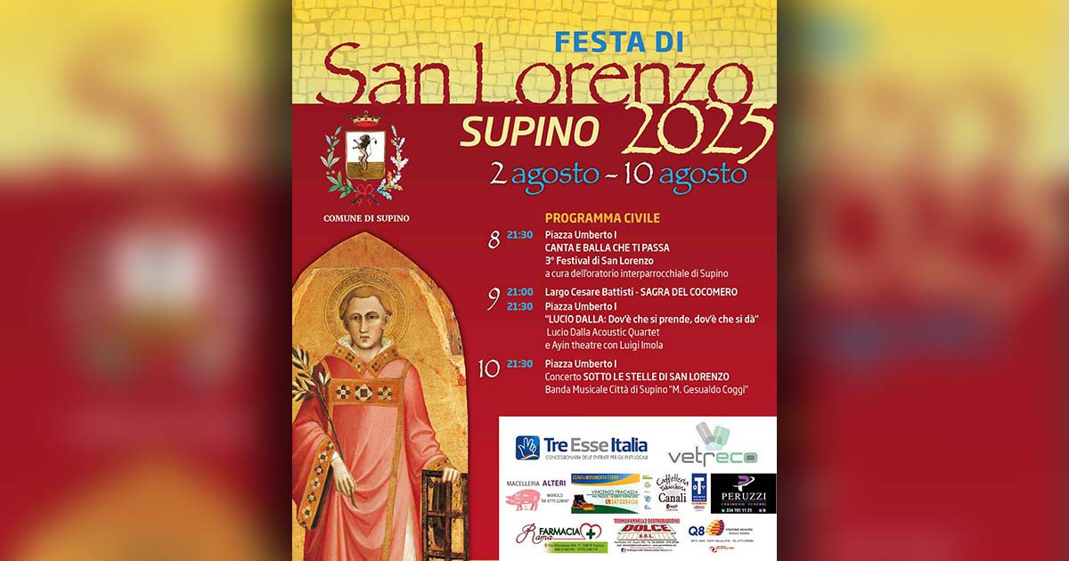Festa San Lorenzo Supino