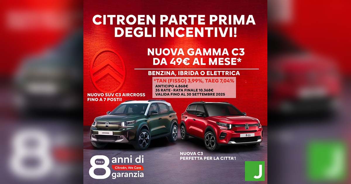 Incentivi Citroen Jolly Automobili