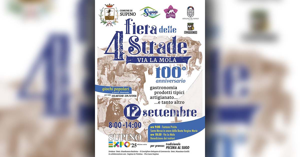 Locandina Fiera Supino