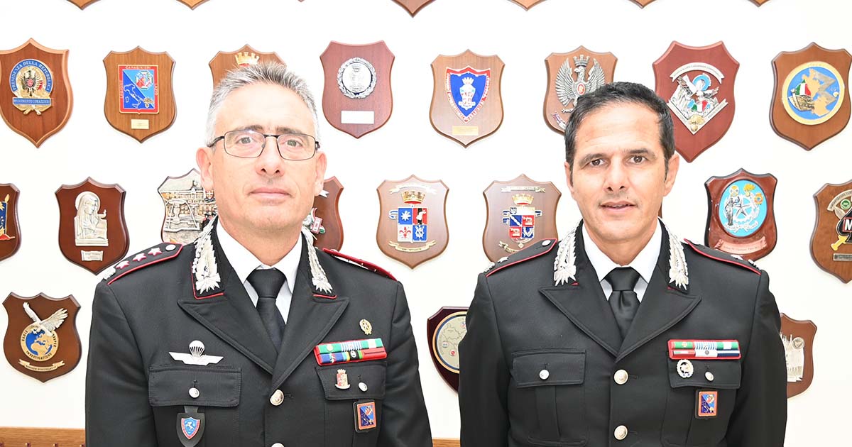 Pontecorvo cambio al vertice della compagnia carabinieri il maggiore Egidio subentra a Taglietti