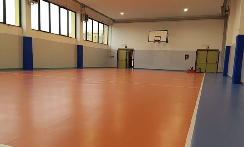 Boville Palestra ristrutturata scuola media Armellini