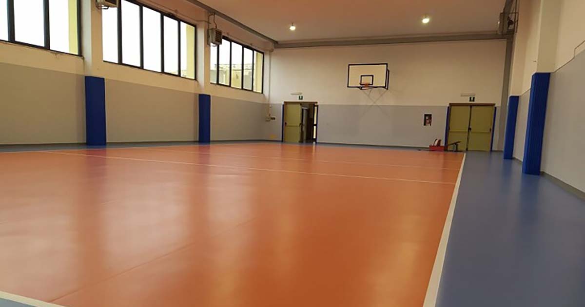 Boville Palestra ristrutturata scuola media Armellini