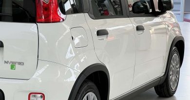 Fiat Pandina Hybrid fari posteriori profilo laterale