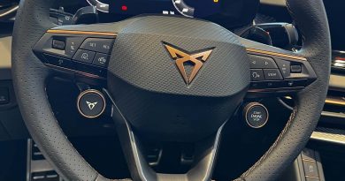 Volante con l'inconfondibile ed esclusivo logo Cupra