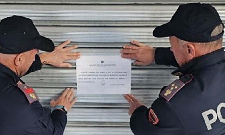 Polizia di Stato Frosinone sospende la licenza di un bar a Veroli