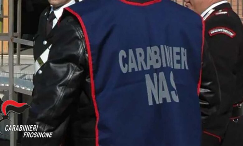 NAS Latina Carabinieri Frosinone