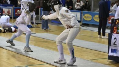 Gli schermidori della Scherma Frosinone in pedana