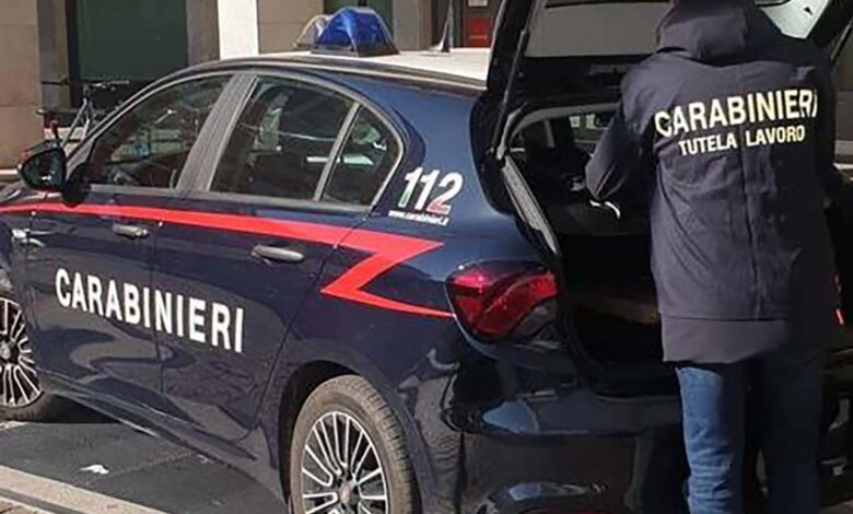 Carabinieri tutela lavoro