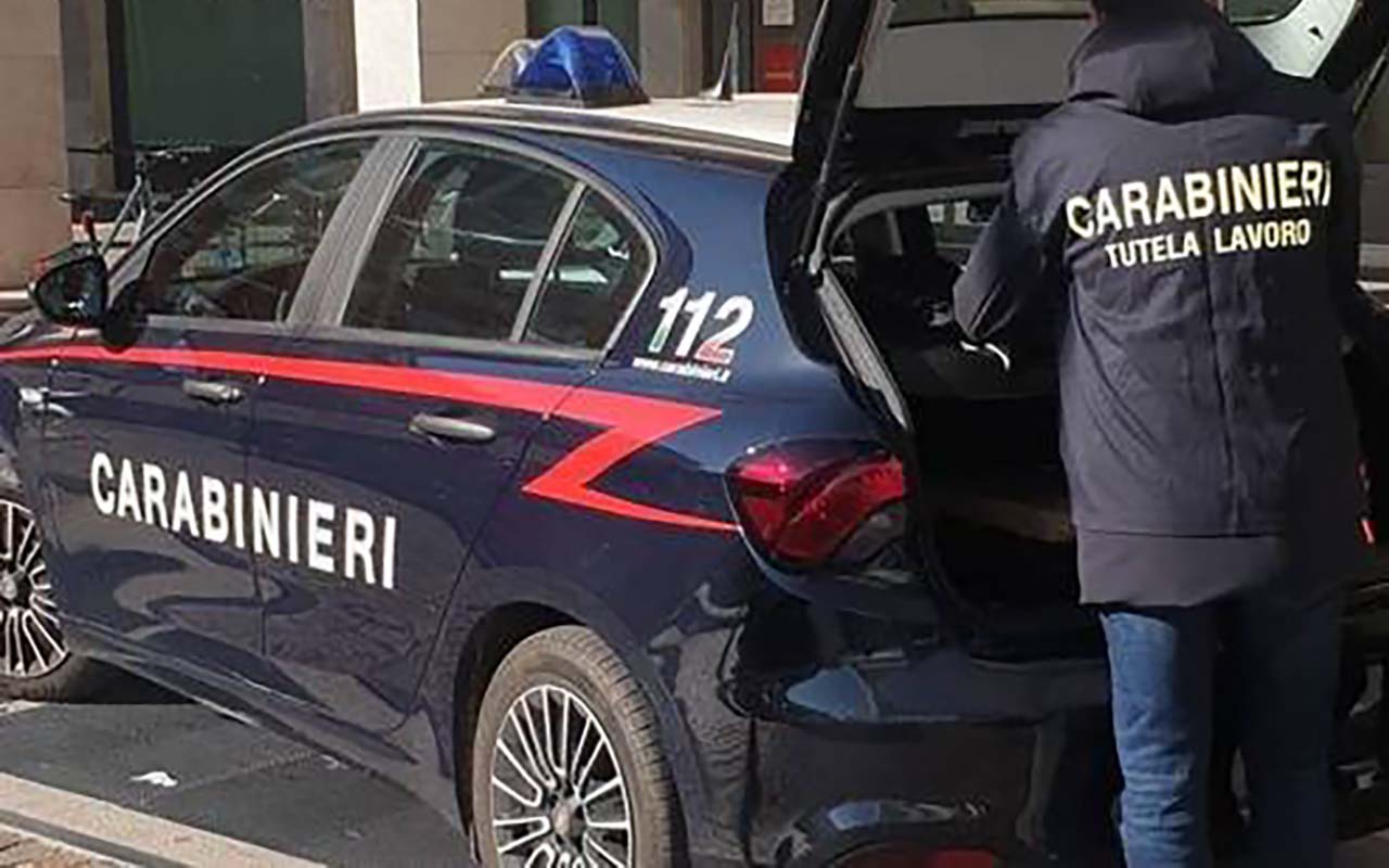Carabinieri tutela lavoro