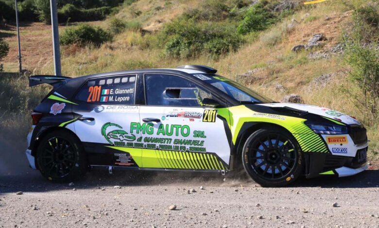 GIANNETTI IN AZIONE AL RALLY DI ROMA CAPITALE copia