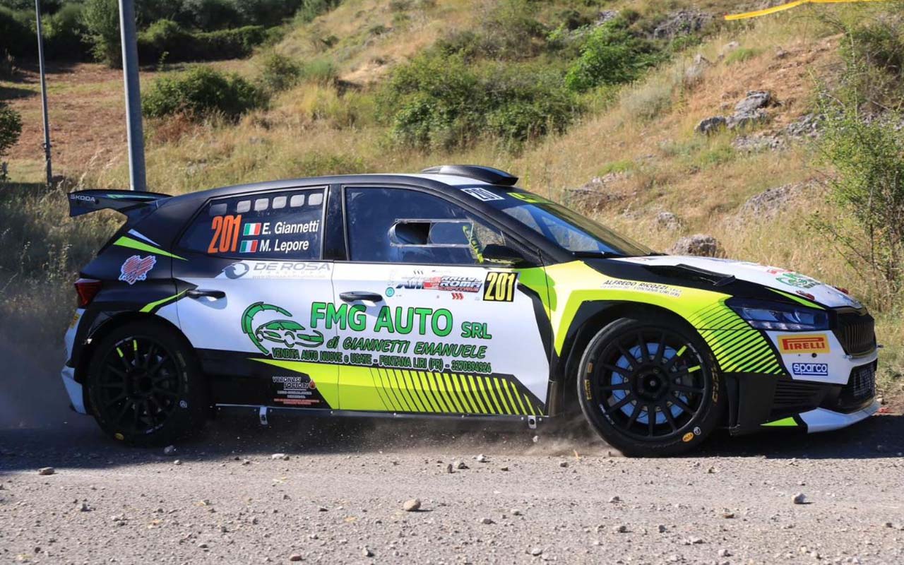 GIANNETTI IN AZIONE AL RALLY DI ROMA CAPITALE copia