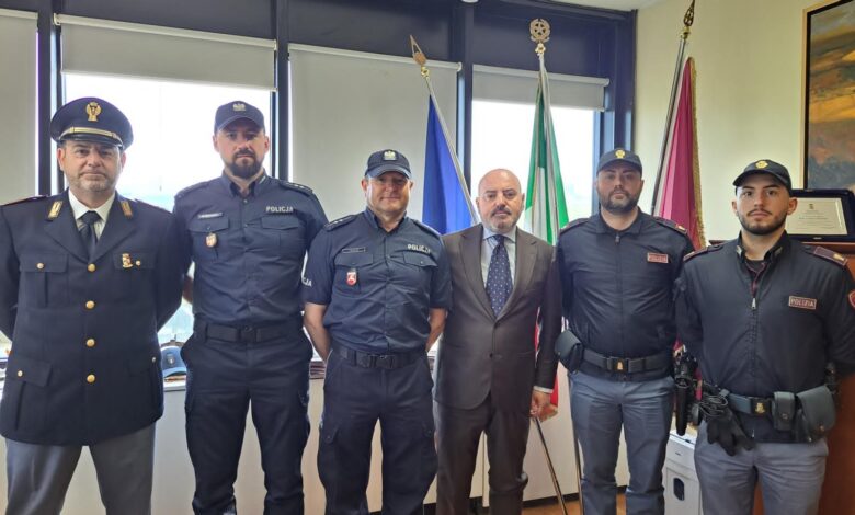 Polizia Cassino e polacca