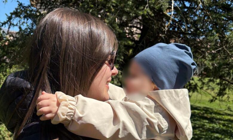 Veronica Sorge con il piccolo Leonardo copia