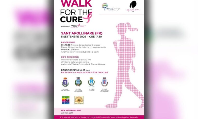 Walk for the cure Sant'Apollinare