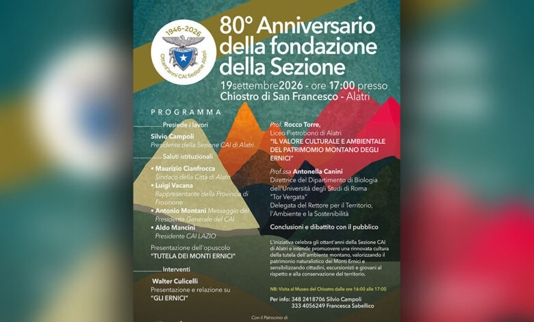 CAI Alatri locandina settembre