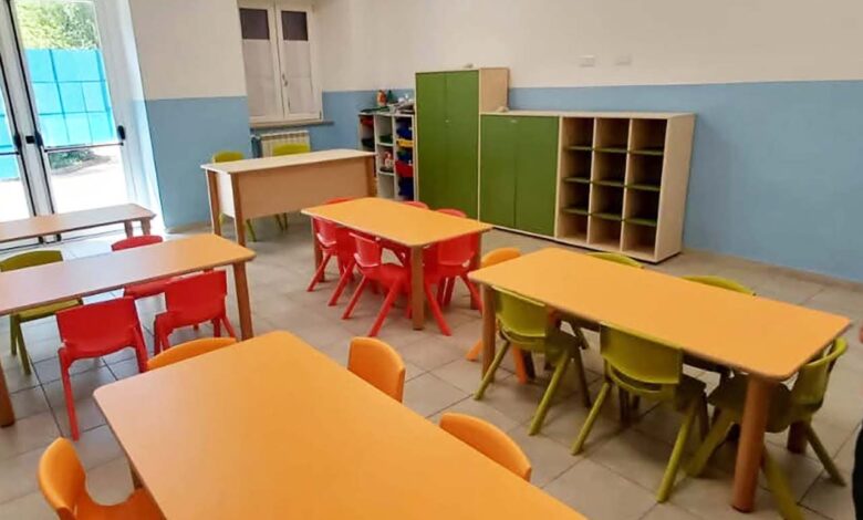 Trevi nel Lazio asilo nuovi arredi copia