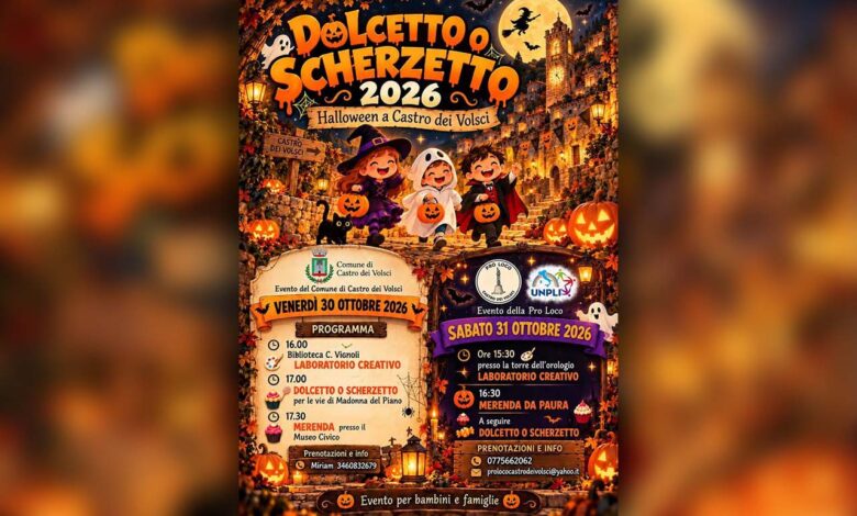Dolcetto o Scherzetto Castro de' Volsci copia