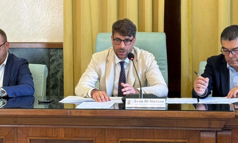 Luca Di Stefano Presidente della Provincia di Frosinone