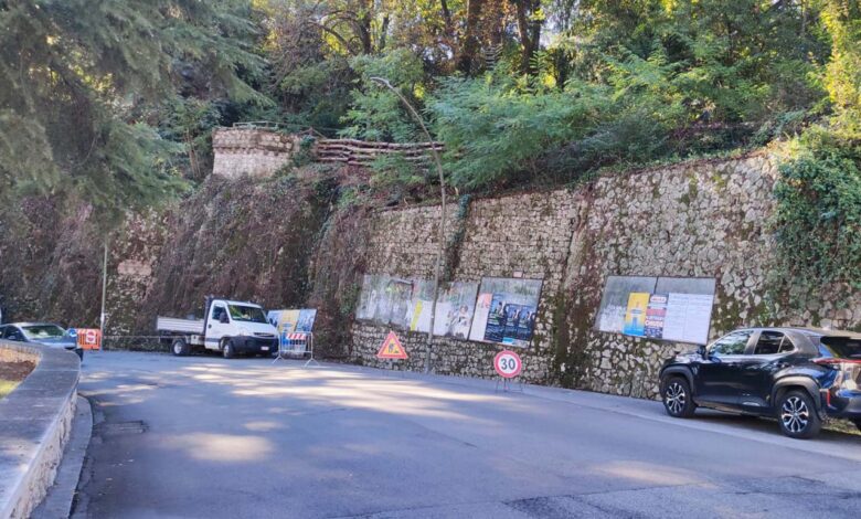 Muraglione del Parco di Castel Sindici () copia
