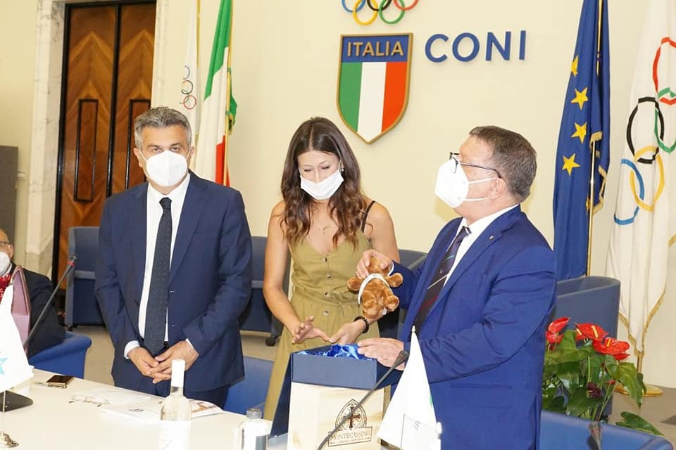 Cassino CASSINO 2022 – Salera emozionato nel Salone d’Onore del CONI a Roma n