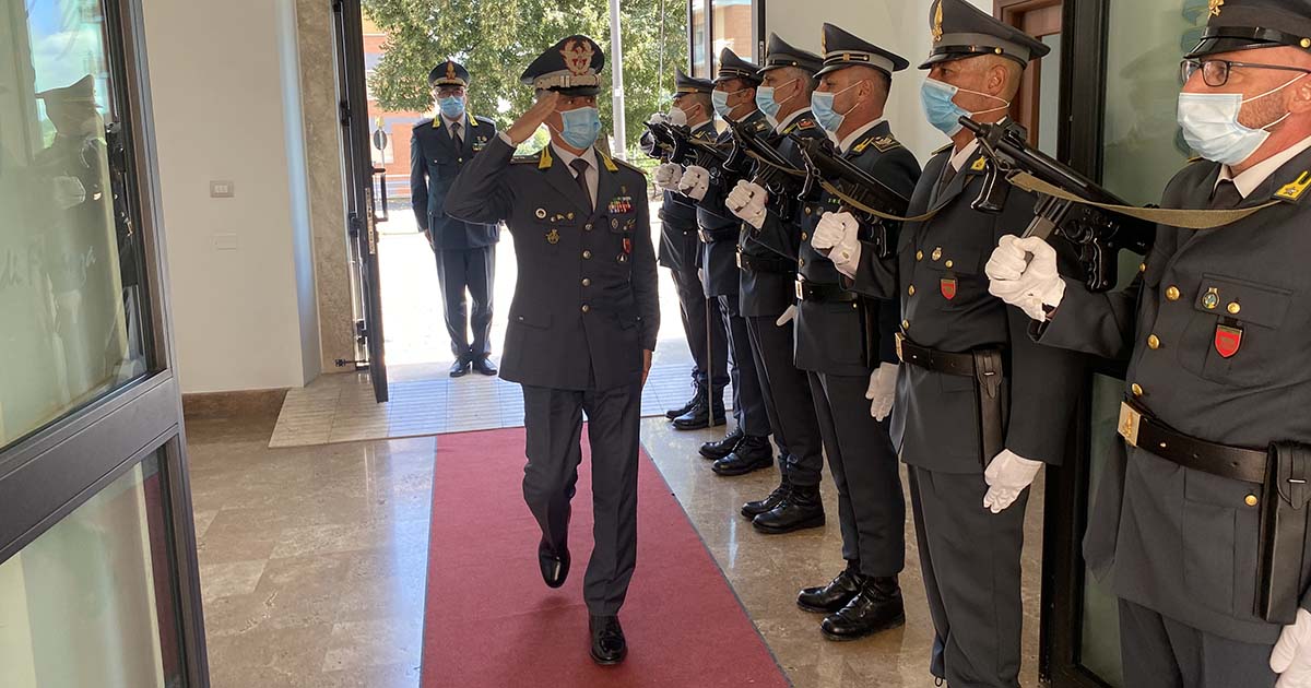 Cassino Il Comandante Regionale Lazio, Gen. Pomponi, visita il Comando provinciale della GdF di Frosinone Gen Pomponi a Frosinone