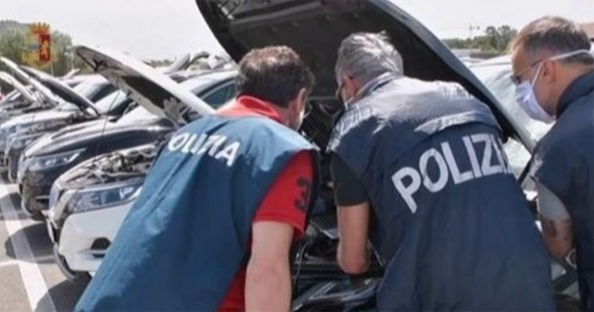 Cassino FROSINONE – “Operazione Gaggio”: traffico nazionale ed internazionale di autovetture Polizia