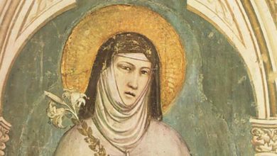 Anagni 11 Agosto 1253: muore Santa Chiara d’Assisi, canonizzata due anni dopo dal Papa ad Anagni Santa Chiara dAssisi Giotto