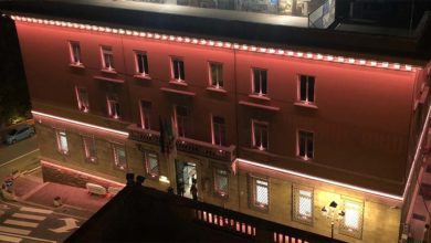 Frosinone FROSINONE – Illuminato il Palazzo comunale. Tutti al lavoro Palazzo Comunale