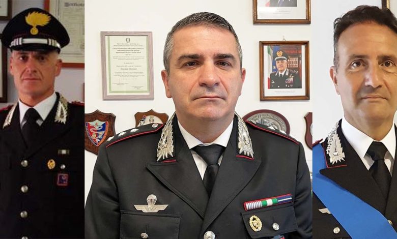 Pontecorvo Carabinieri: presentati i nuovi comandanti della Compagnie di Sora e Pontecorvo e del N.O.R.M. di Sora Taglietti Cavallo Marcucci