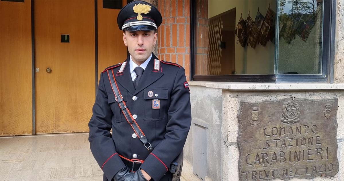 Un nuovo giovanissimo comandante per la stazione dei Carabinieri di Trevi nel Lazio carabinieri trevi nel lazio
