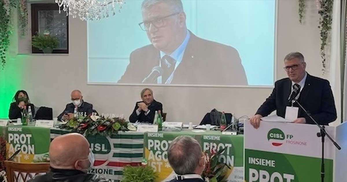 Frosinone Cisl FP Frosinone, Antonio Cuozzo eletto Segretario Generale CISL FROSINONE
