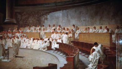 8 Novembre 63 a.C.: Cicerone pronuncia in Senato la sua prima orazione contro Catilina Cicerone orazione contro Catilina
