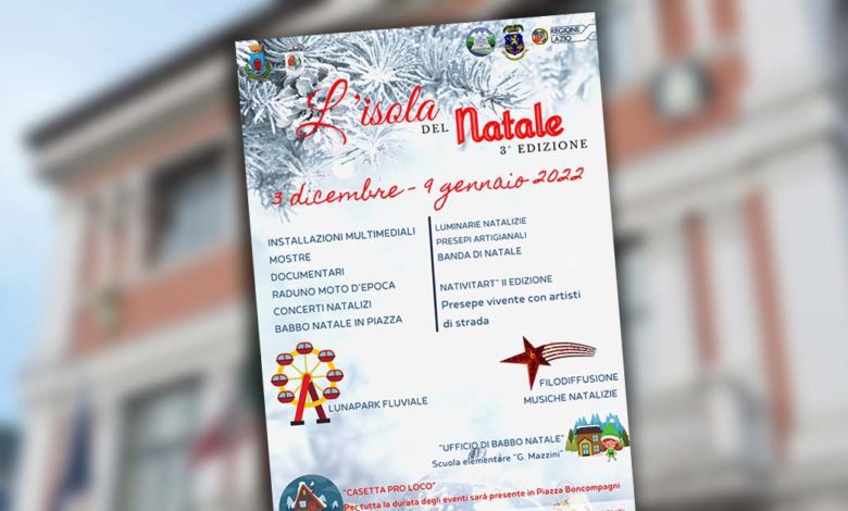 L’Isola del Natale 2021: il programma delle manifestazioni natalizie a Isola del Liri ISOLA DEL NATALE