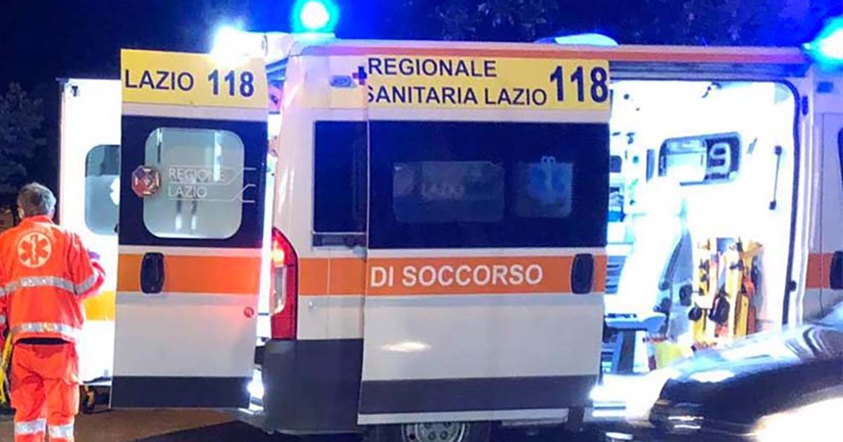 ROMA – Tragico investimento vicino Prima Porta, un morto Ambulanza