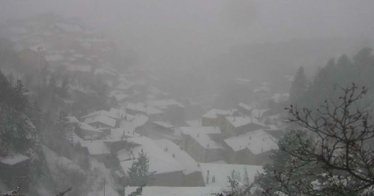 Torna la neve in Ciociaria: fiocchi sui monti e anche in alcuni comuni FILETTINO