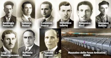 Roma, 24 Marzo 1944: 335 colpi di pistola alla nuca, 335 morti. 9 di essi erano ciociari Fosse Ardeatine
