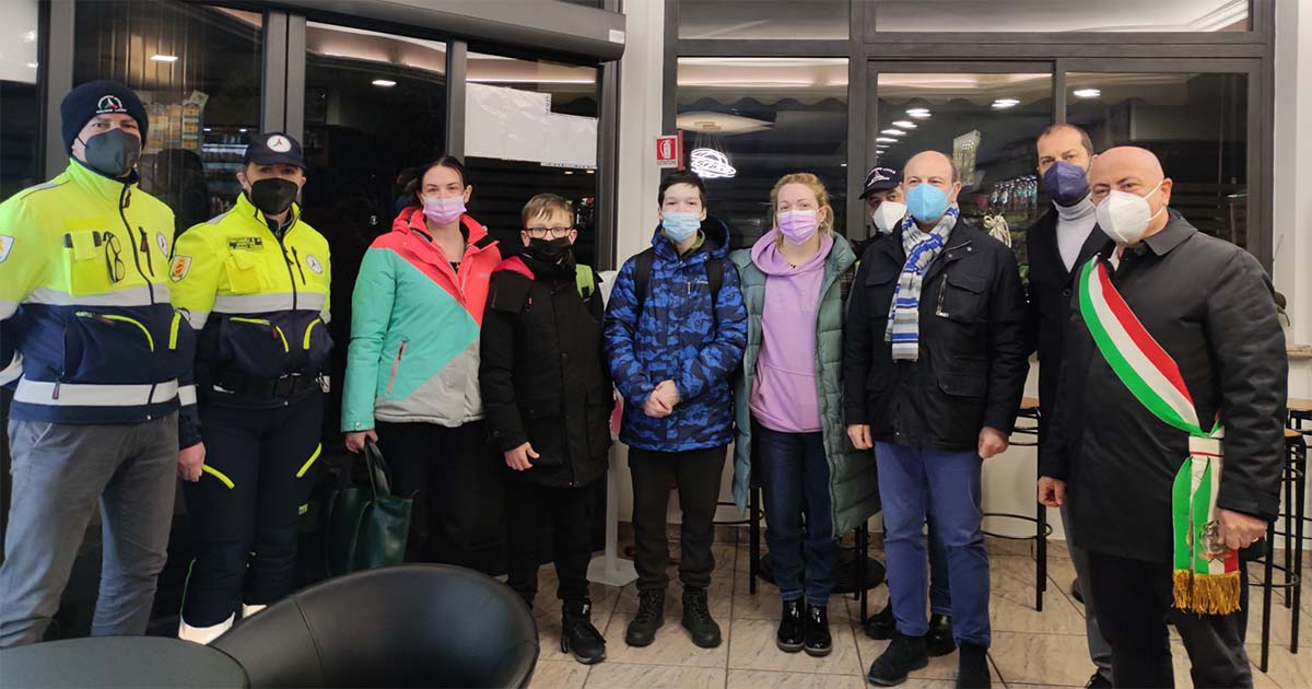 Frosinone Frosinone accoglie i primi ucraini in fuga Frosinone ucraini