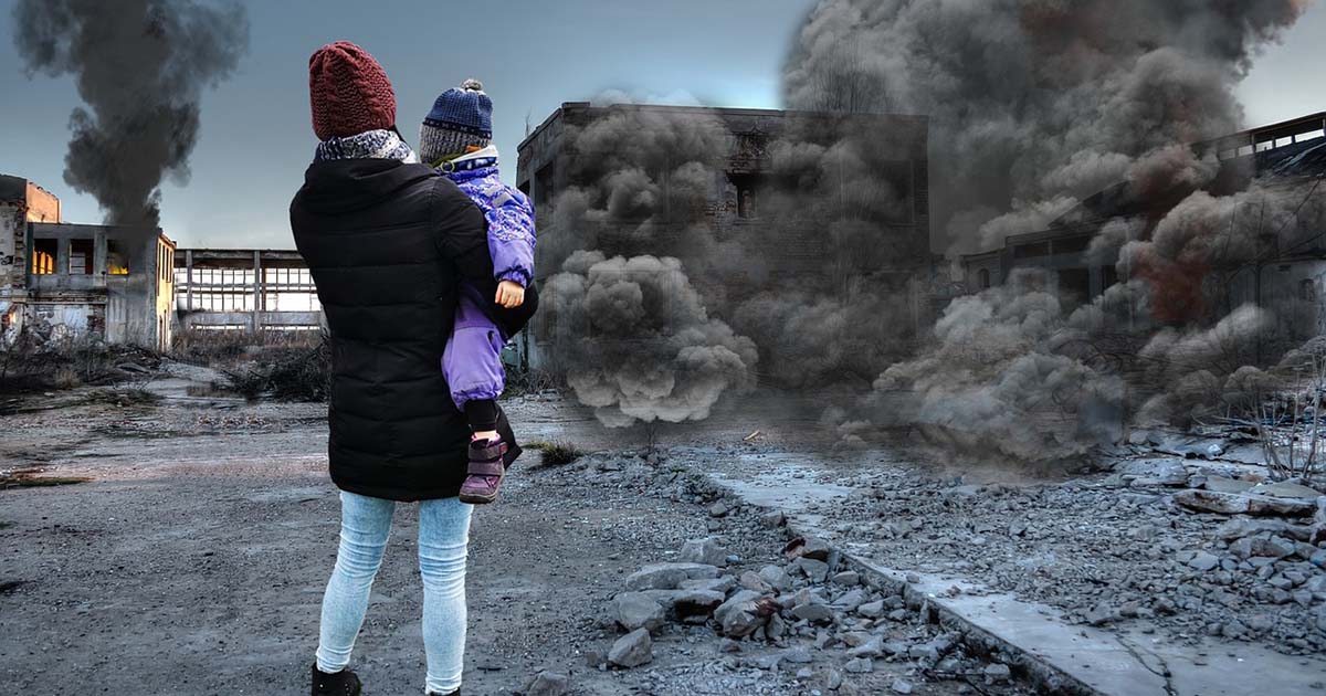 Frosinone L’Astor Hotel di Frosinone apre le sue porte a donne e bambini fuggiti dalla guerra in Ucraina Distruzione