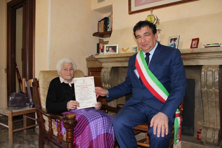 Boville Ernica: i primi 100 anni di Ersilia Luffarelli. Auguri! Ersilia