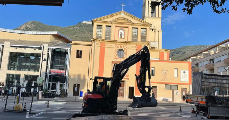 Cassino Cassino: inizia la riqualificazione del centro cittadino Piazza Diamare