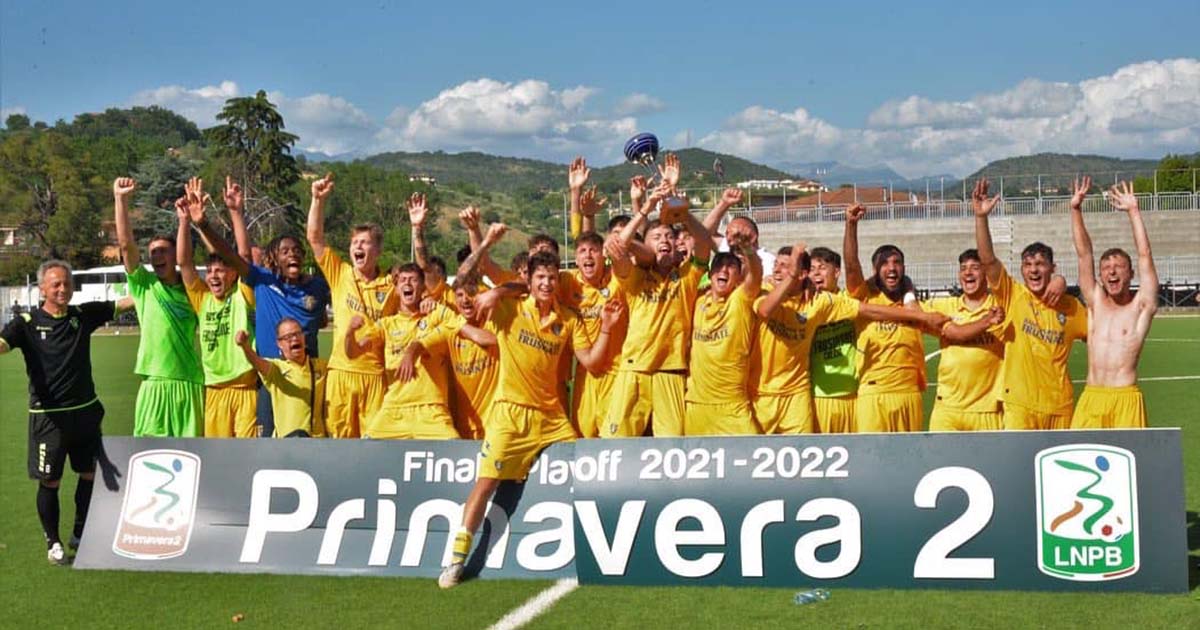 Frosinone Frosinone campione! I giovani giallazzurri promossi in Primavera 1 Frosinone Calcio Primavera